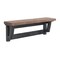 Alaterre Furniture Adam 42"L Wood Coat Hook with Shelf ANAD24RNB - alternate 4